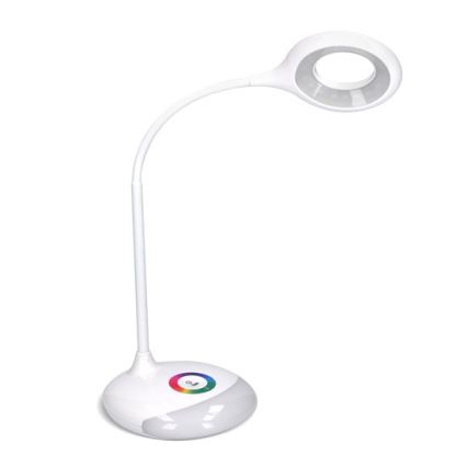 Lâmpada de mesa LED RGB regulável recarregável LED/5W/5V 1800 mAh
