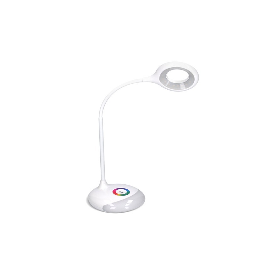 Lâmpada de mesa LED RGB regulável recarregável LED/5W/5V 1800 mAh