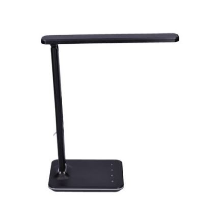 Candeeiro de mesa fosco com visor LED LED/9W/230V preto antigo