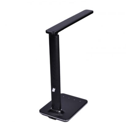 Candeeiro de mesa fosco com visor LED LED/9W/230V preto antigo