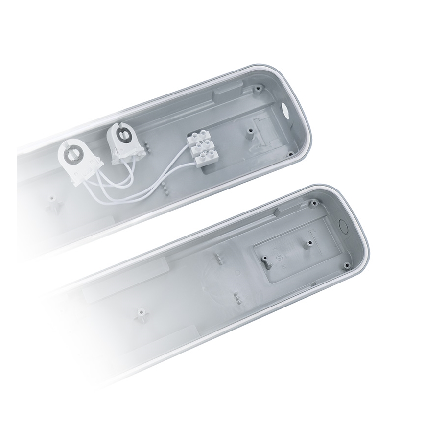 Iluminação industrial fluorescente 2xG13/18W/230V IP65