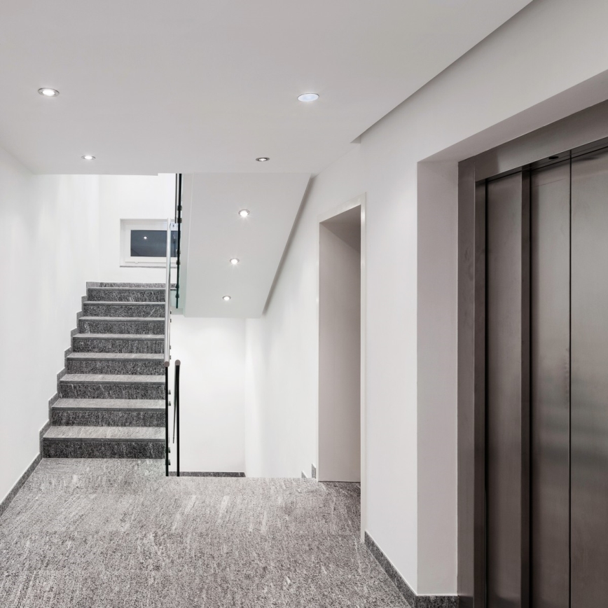 Luminária de emergência encastrada LED/1,5W/230V 1800 mAh