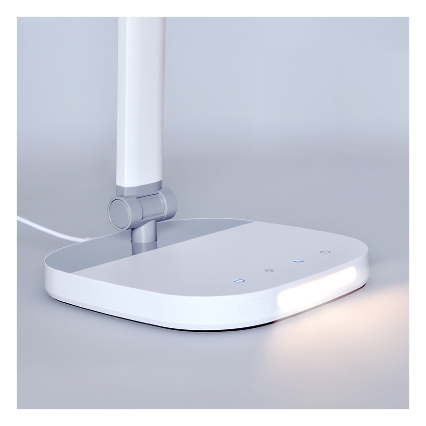 Lâmpada de mesa LED regulável com toque e luz noturna LED/10W/5V 3000/4000/5000K branco