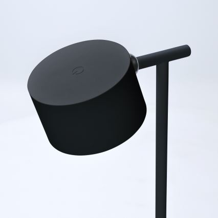 Lâmpada LED recarregável 3 em 1 com dimmer tátil LED/4W/2000 mAh 3000/4000/6500K preta