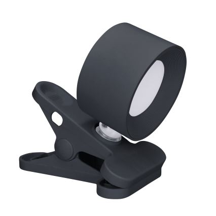 Lâmpada LED recarregável 3 em 1 com dimmer tátil LED/4W/2000 mAh 3000/4000/6500K preta