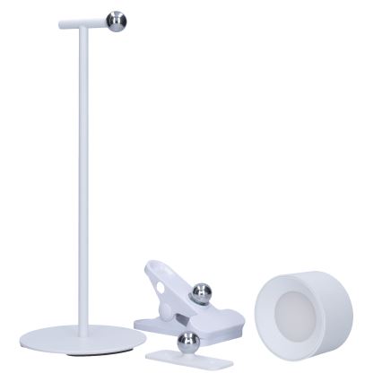 Lâmpada LED recarregável 3 em 1 com dimmer tátil LED/4W/2000 mAh 3000/4000/6500K branca