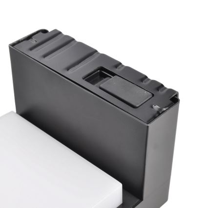 Luminária de parede solar LED com sensor de movimento e crepúsculo PALERMO LED/5W/3,7V 2000 mAh IP54 preta