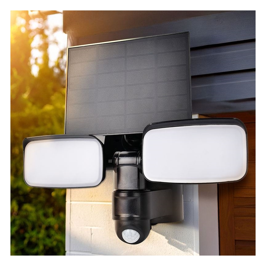Refletor solar LED com sensor LED/9W/3,7V 3600 mAh IP54
