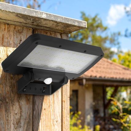 Refletor solar com sensor LED/5W/3,7V 1500 mAh IP54