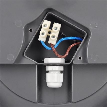 Iluminação de teto exterior LED LED/13W/230V IP54 antracite