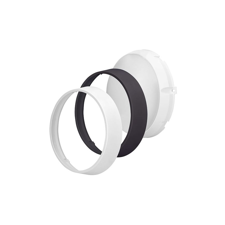 Aplique de parede LED para exterior 2 em 1, 20W, 230V, 3000/4000/6500K, IP65, Ø 22 cm