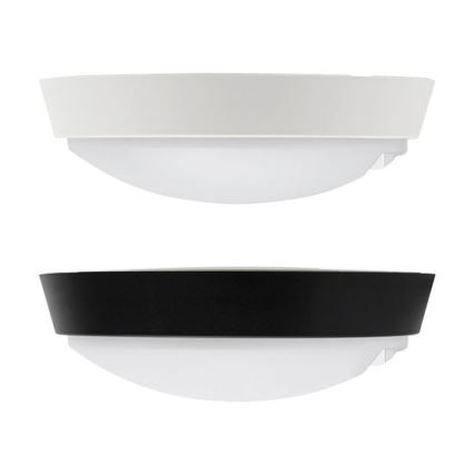 Aplique de parede LED para exterior com sensor 2 em 1, LED 20W, 230V, 3000/4000/6500K, IP65, Ø 22 cm