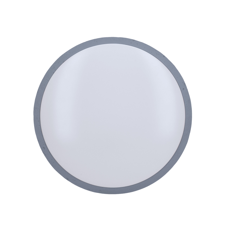 Luminária de teto LED regulável GREY LED/48W/230V 3000-6500K cinza diâmetro 38 cm + controlo remoto