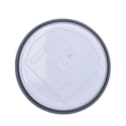 Luminária de teto LED regulável GREY LED/48W/230V 3000-6500K cinza diâmetro 38 cm + controlo remoto