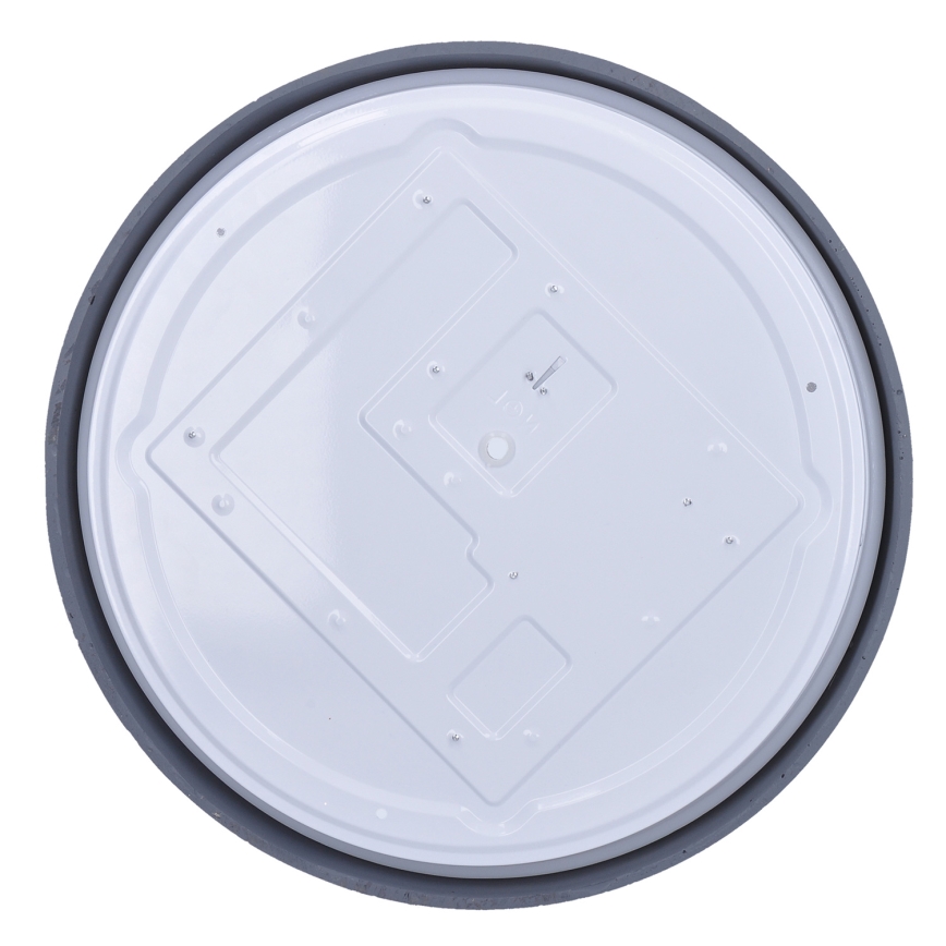 Luminária de Teto LED Regulável GREY LED/60W/230V 3000-6500K cinza diâmetro 49 cm + controlo remoto