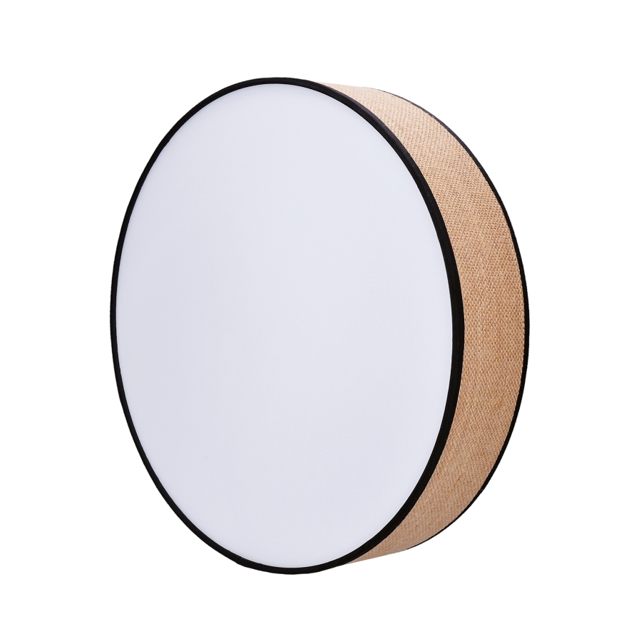 Luminária de teto LED dimmerizável BROWNIE LED/48W/230V 3000-6500K marrom diâmetro 40 cm + controlo remoto