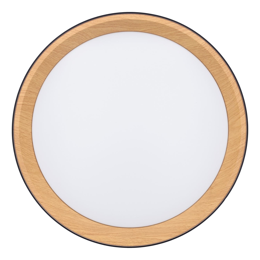 Iluminação de teto LED com regulação LARIOS LED/48W/230V 3000-6500K diâmetro 39 cm preto + comando