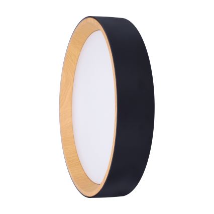 Iluminação de teto LED com regulação LARIOS LED/48W/230V 3000-6500K diâmetro 39 cm preto + comando