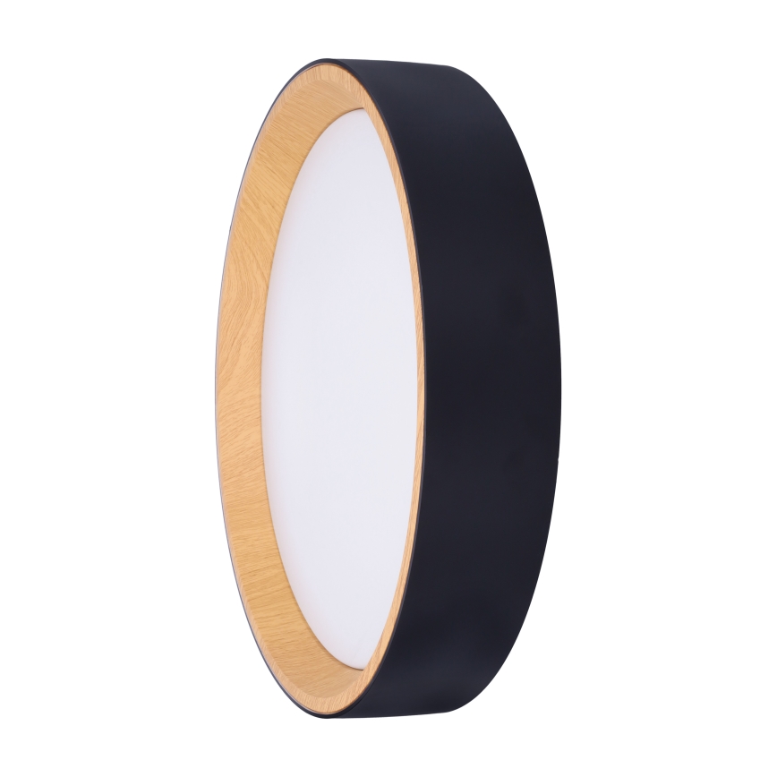 Iluminação de teto LED com regulação LARIOS LED/48W/230V 3000-6500K diâmetro 39 cm preto + comando