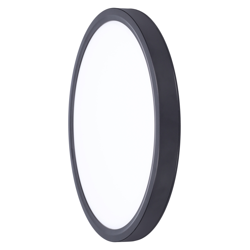 Luminária de teto LED dimmerizável ESTELA LED/36W/230V diâmetro 30 cm preta + comando à distância