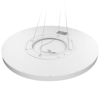 Luminária de teto LED dimerizável, sobrepor/suspensa, 40W/230V, 3000-6500K + controle remoto