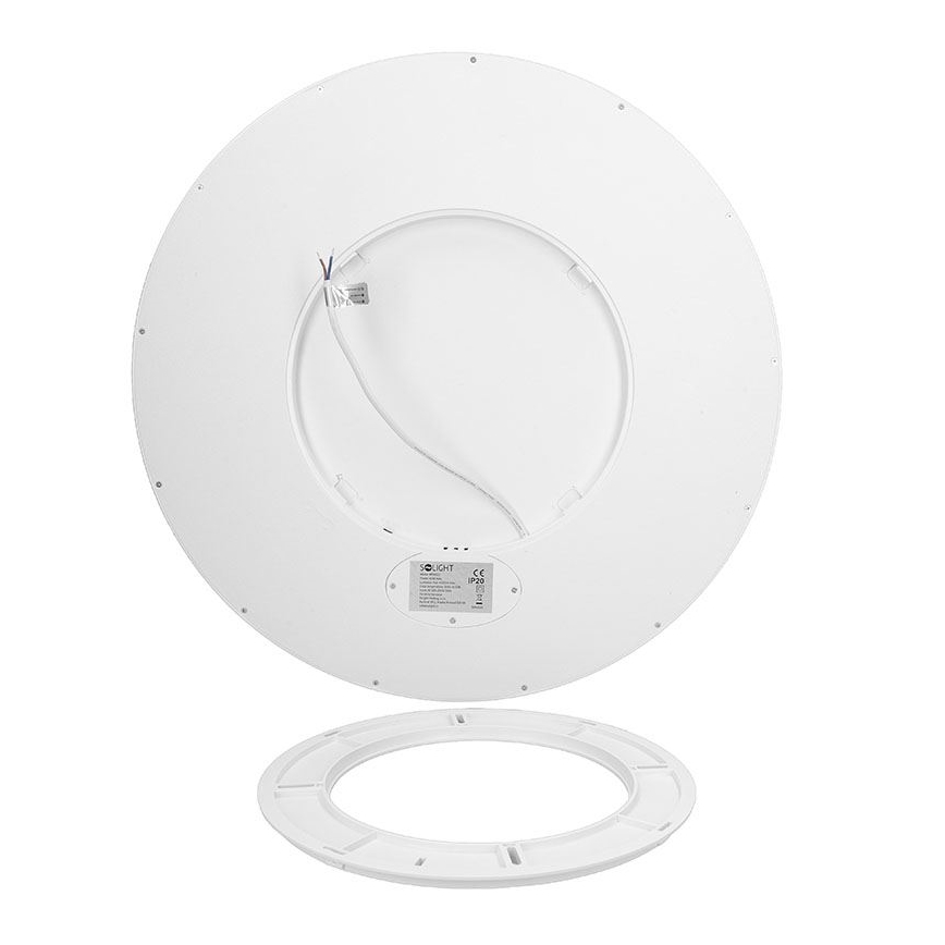 Luminária de teto LED dimerizável, sobrepor/suspensa, 40W/230V, 3000-6500K + controle remoto