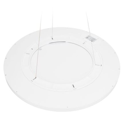 Luminária LED dimável de teto, montagem aparente ou pendente, 50W/230V, 3000–6500K + controlo remoto