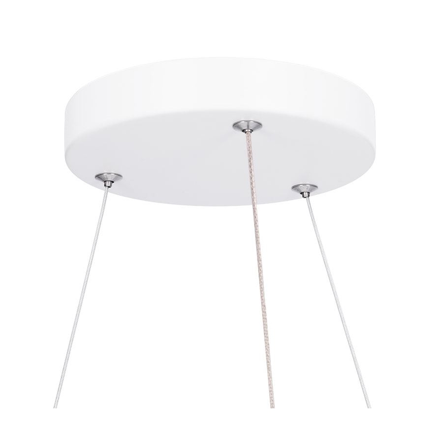Luminária LED dimável de teto, montagem aparente ou pendente, 50W/230V, 3000–6500K + controlo remoto