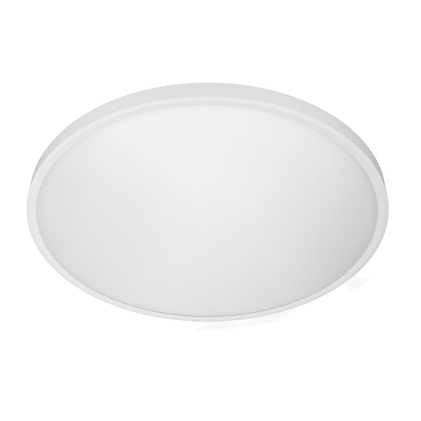 Luminária LED dimável de teto, montagem aparente ou pendente, 50W/230V, 3000–6500K + controlo remoto