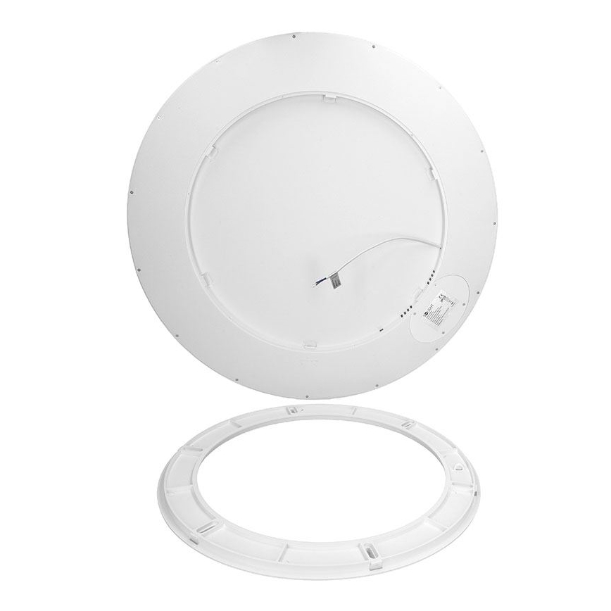 Luminária LED dimável de teto, montagem aparente ou pendente, 50W/230V, 3000–6500K + controlo remoto