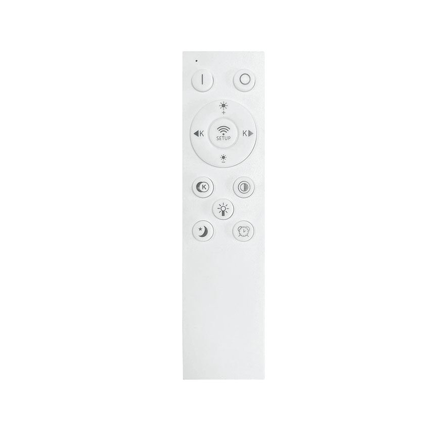 Luminária LED dimável de teto, montagem aparente ou pendente, 50W/230V, 3000–6500K + controlo remoto