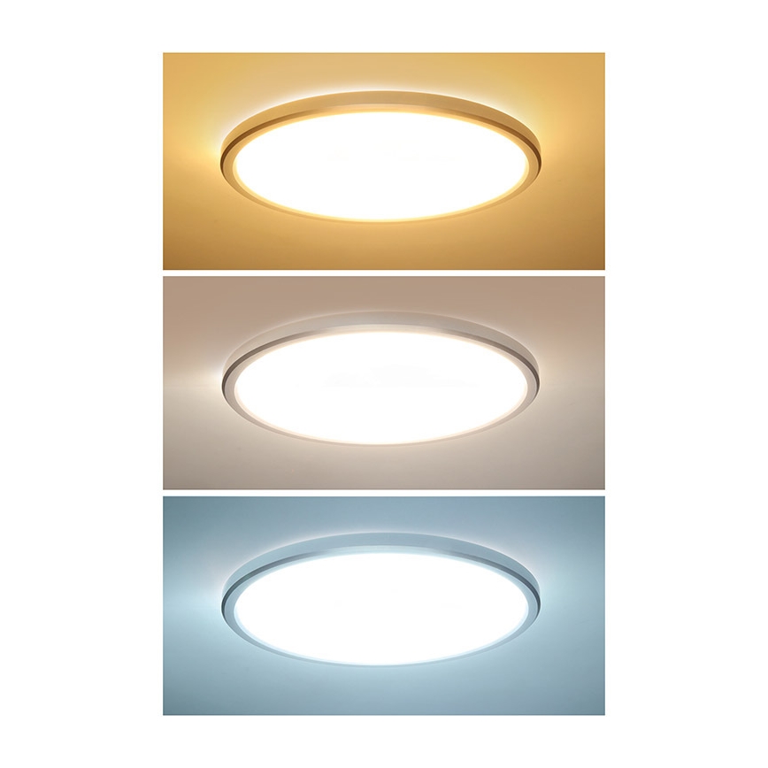 Candeeiro de teto LED para casa de banho ACATE 18W/230V 3000/4000/6000K diâmetro 22 cm IP54