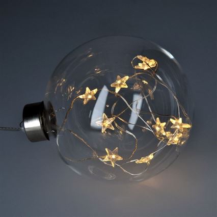 Bola de Natal LED 10xLED/2xAAA