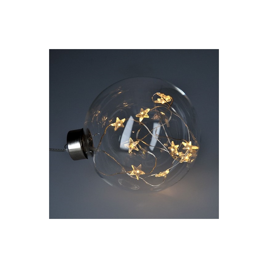 Bola de Natal LED 10xLED/2xAAA