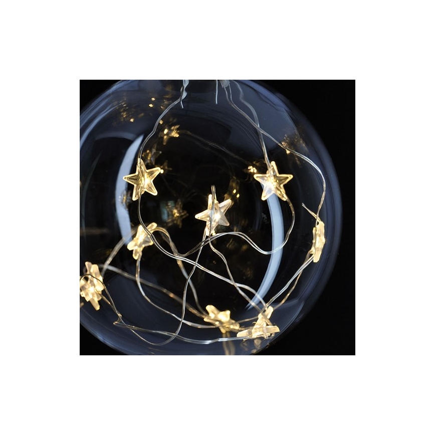 Bola de Natal LED 10xLED/2xAAA