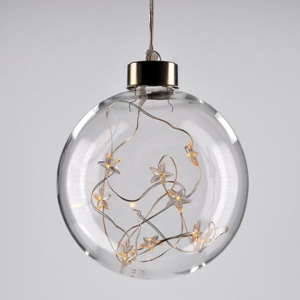 Bola de Natal LED 10xLED/2xAAA