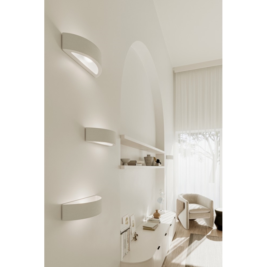 Iluminação de parede ATENA 1xE27/60W/230V 40,5 cm branco