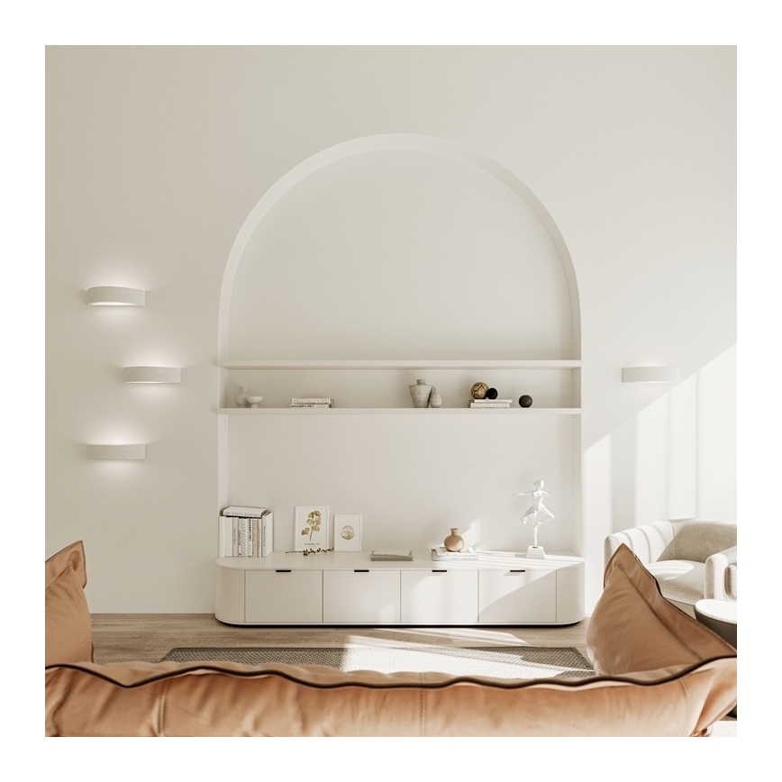 Iluminação de parede ATENA 1xE27/60W/230V 40,5 cm branco