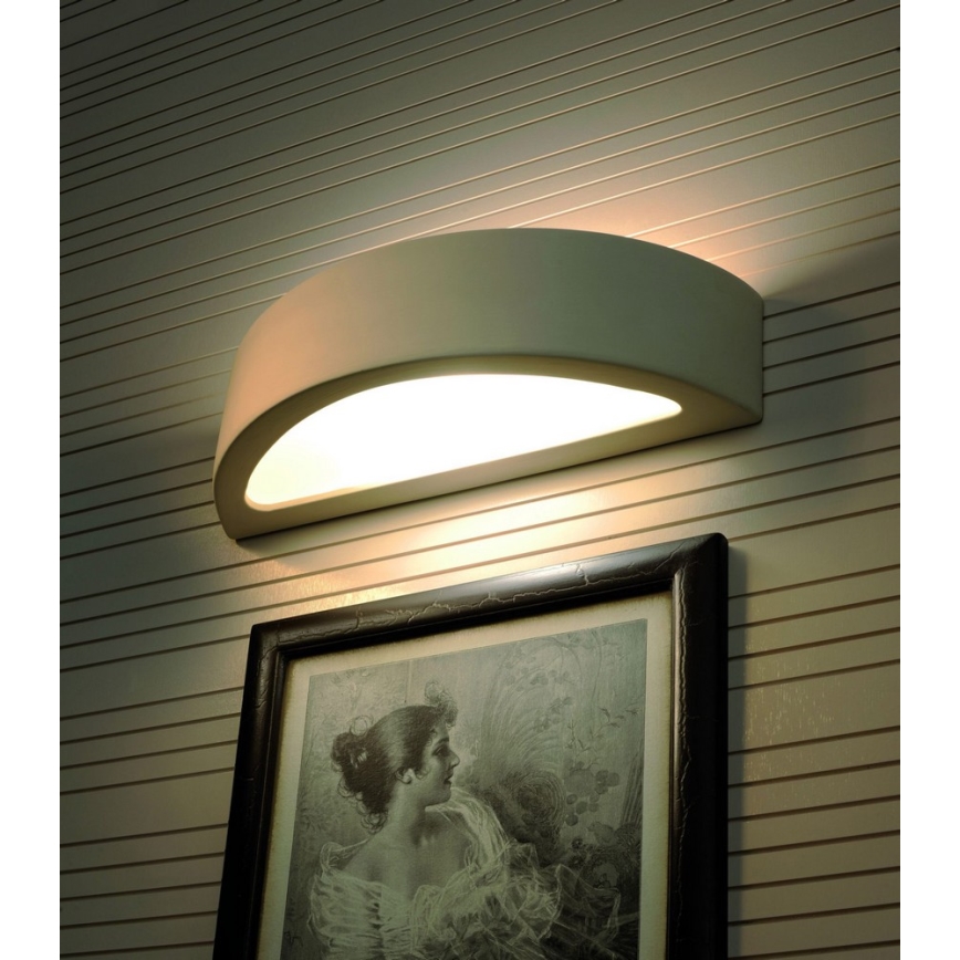 Iluminação de parede ATENA 1xE27/60W/230V 40,5 cm branco
