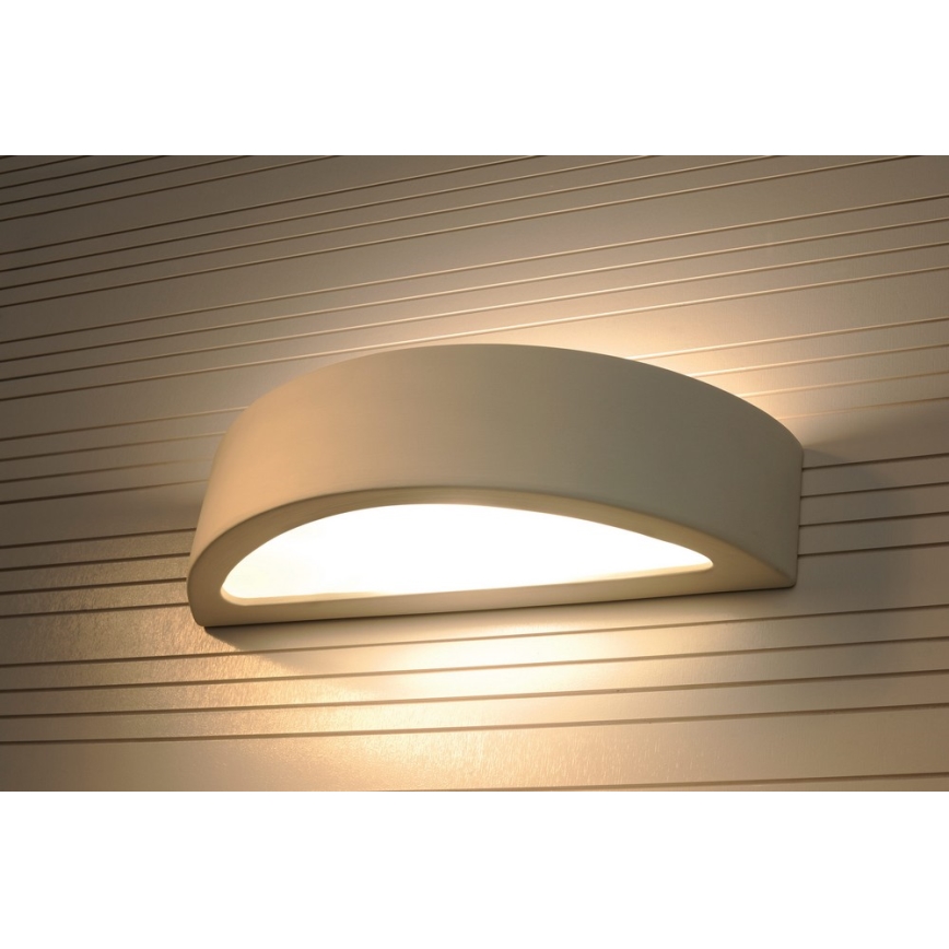 Iluminação de parede ATENA 1xE27/60W/230V 40,5 cm branco