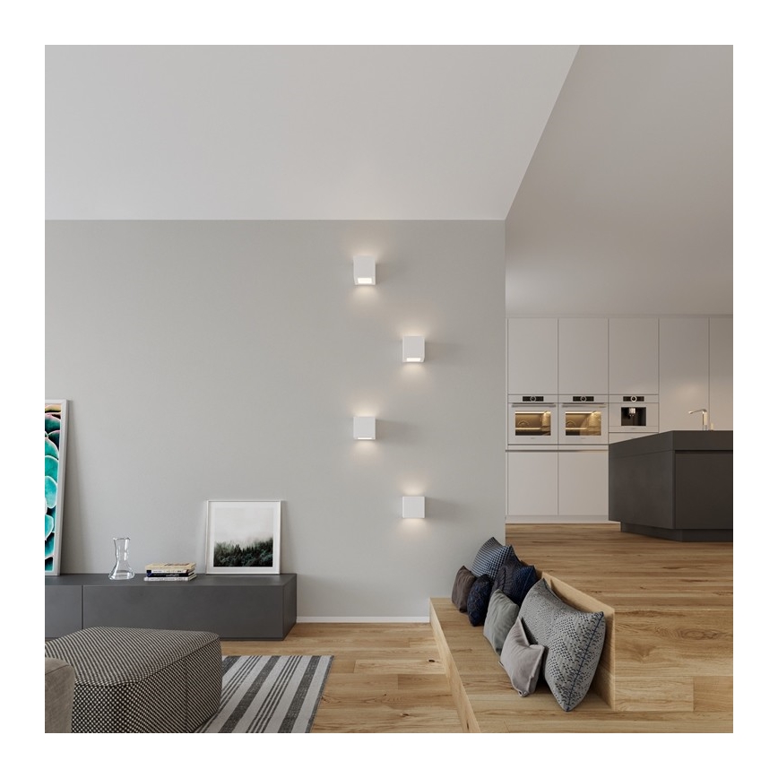 Iluminação de parede LEO 1xE27/60W/230V branco