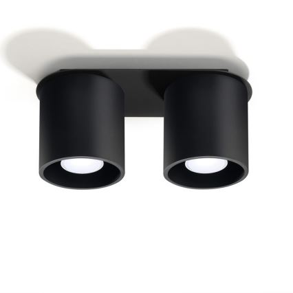 Foco ORBIS 2 2xGU10/40W/230V preto