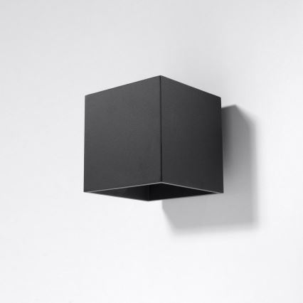 Foco de parede QUAD 1 1xG9/8W/230V preto