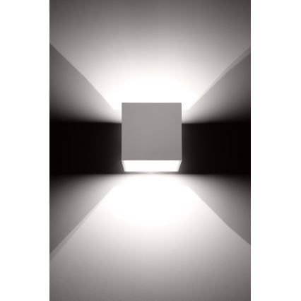 Foco de parede QUAD 1 1xG9/8W/230V branco