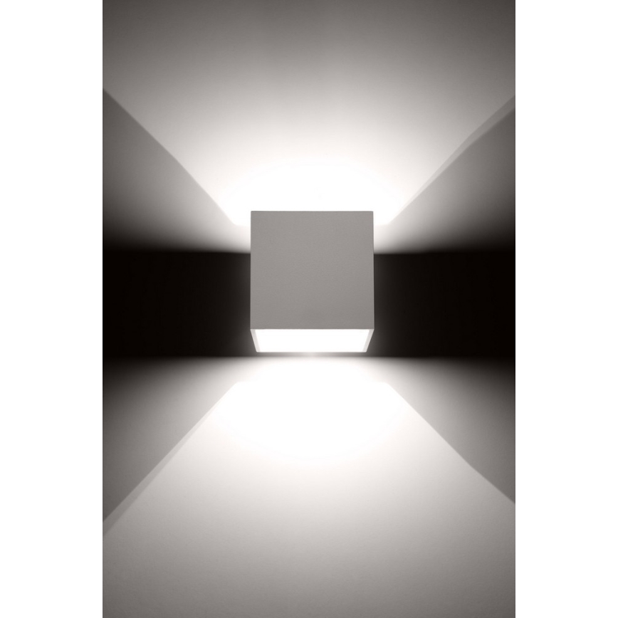 Foco de parede QUAD 1 1xG9/8W/230V branco