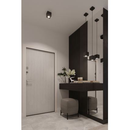 Foco QUAD 2 2xGU10/40W/230V preto