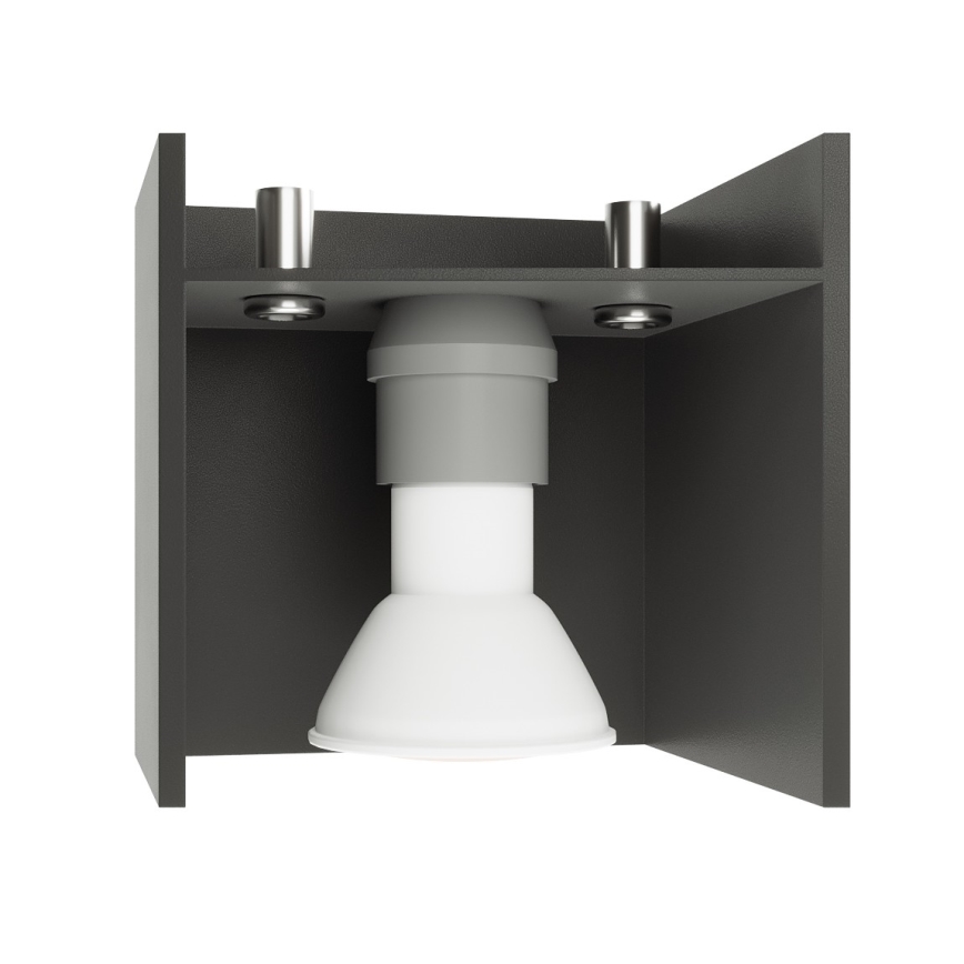 Foco QUAD 2 2xGU10/40W/230V preto