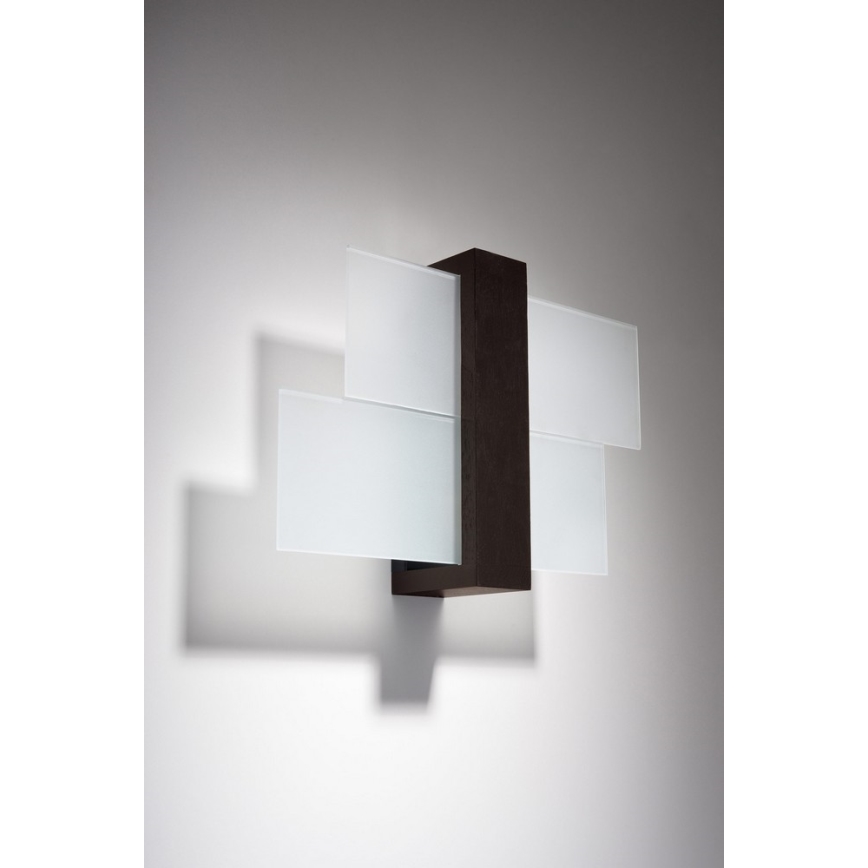 Iluminação de parede FENIKS 1 1xE27/60W/230V Bétula/faia/wenge