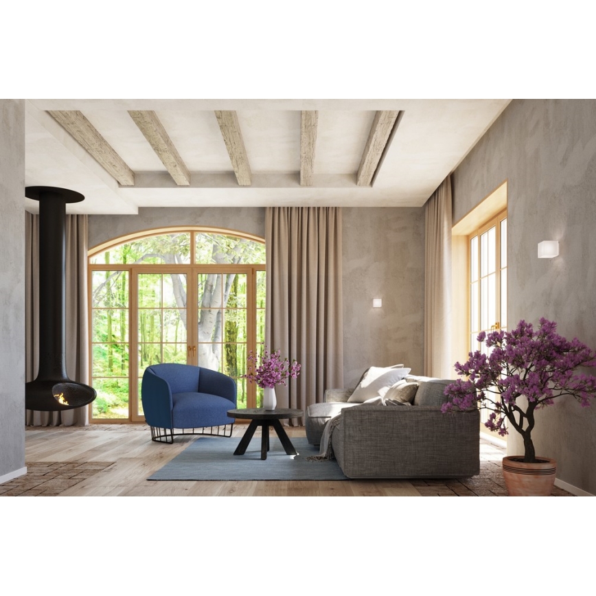 Foco de parede RICO 1xG9/40W/230V copo/branco