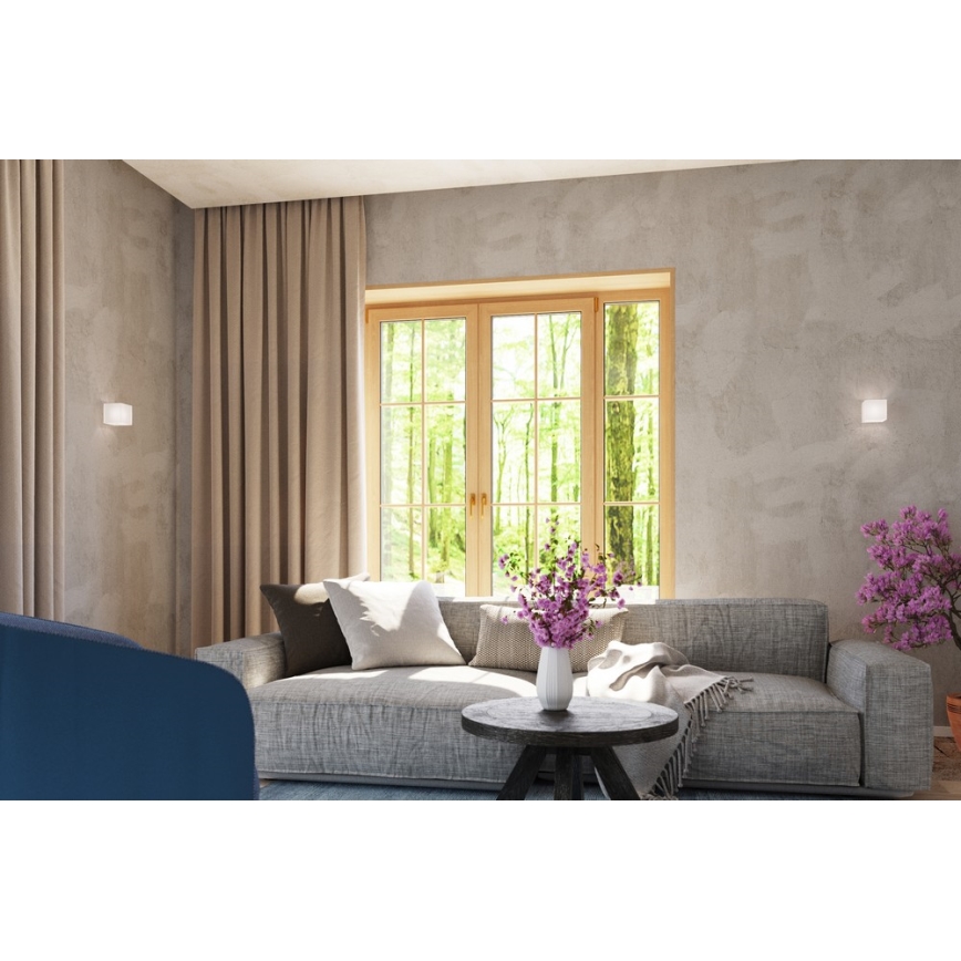 Foco de parede RICO 1xG9/40W/230V copo/branco